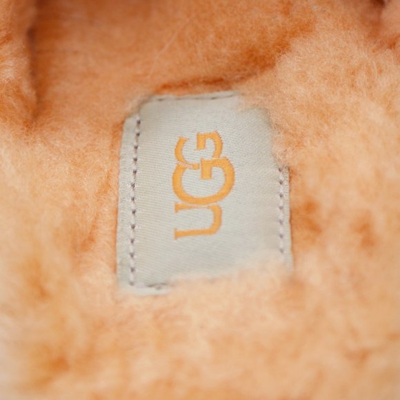 UGG Australia Dalla Sheepskin Cozy Slip On Sandal Slippers Sherbet Orange 5 $90 - Picture 11 of 14